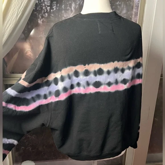 Electric Rose Athleisure Soft Knit Cozy Top Slouchy Size S Boho Retro Casual - Picture 5 of 8